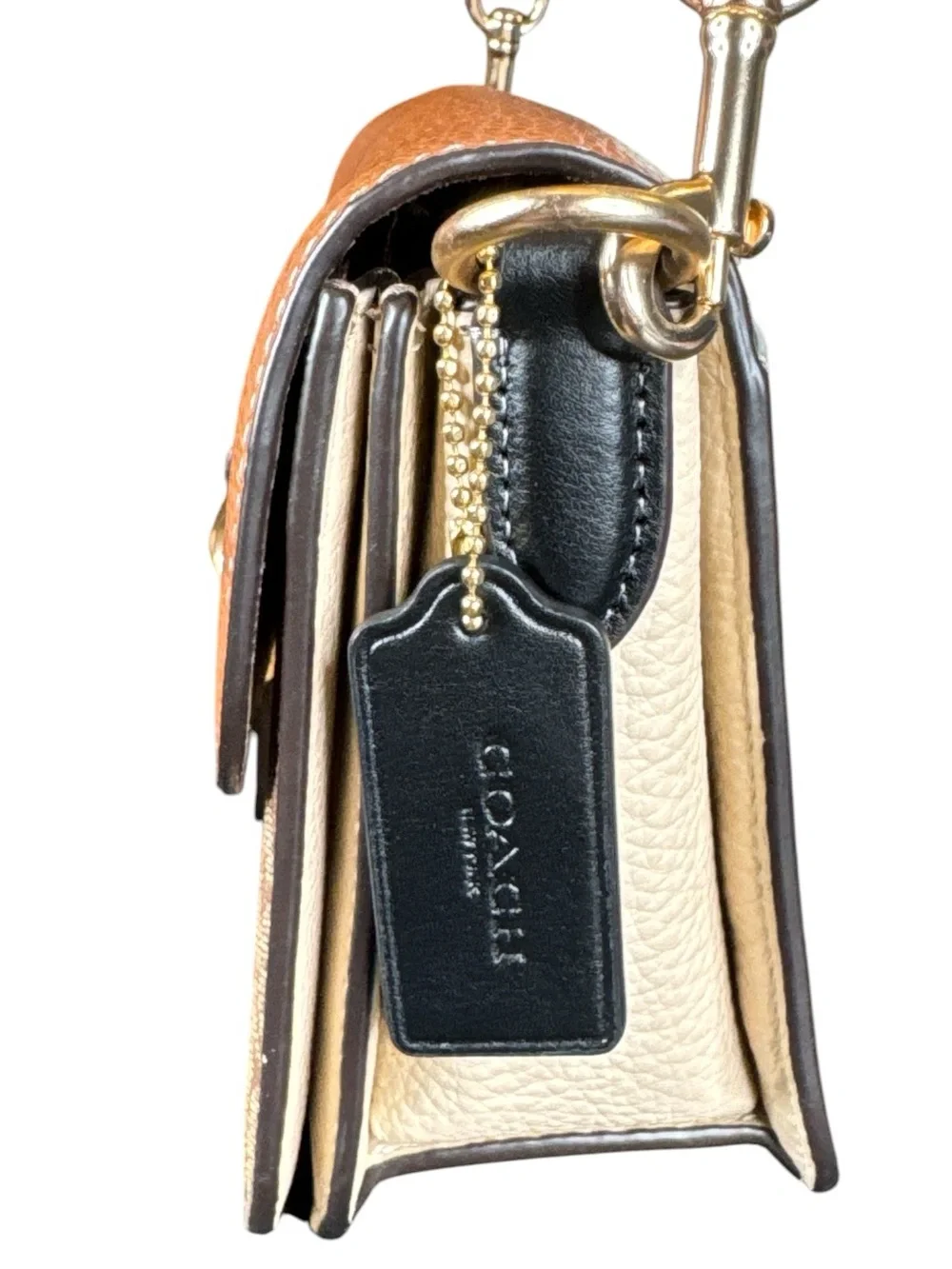 COACH Morgan Shoulder Bag in Colorblock Signature Canvas